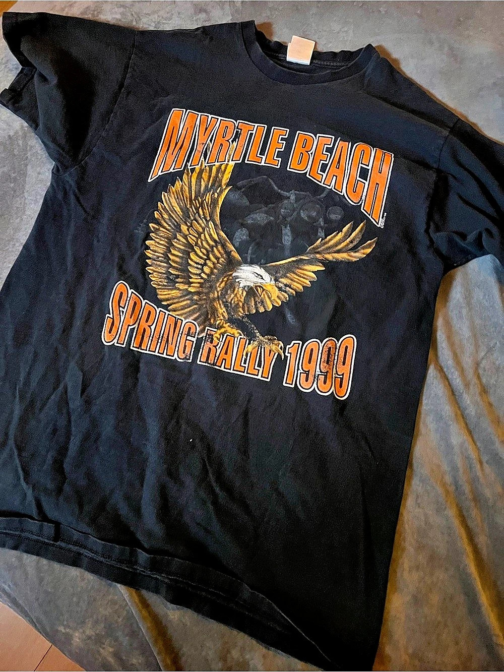 Graphic Eagle Myrtle Beach Rally 1999 Black